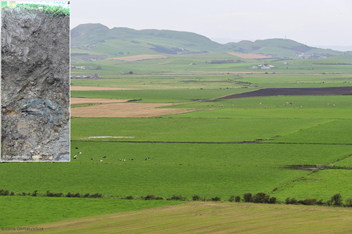 Dairy farm (© Lorne Gill/SNH) insert non-calcareous gley (© The James Hutton Institute)